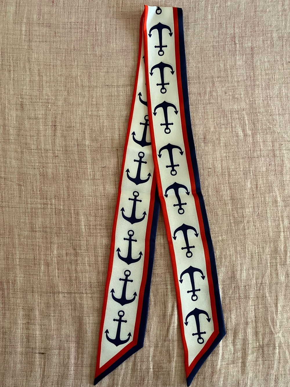 Anchors Silk Twilly Scarf
